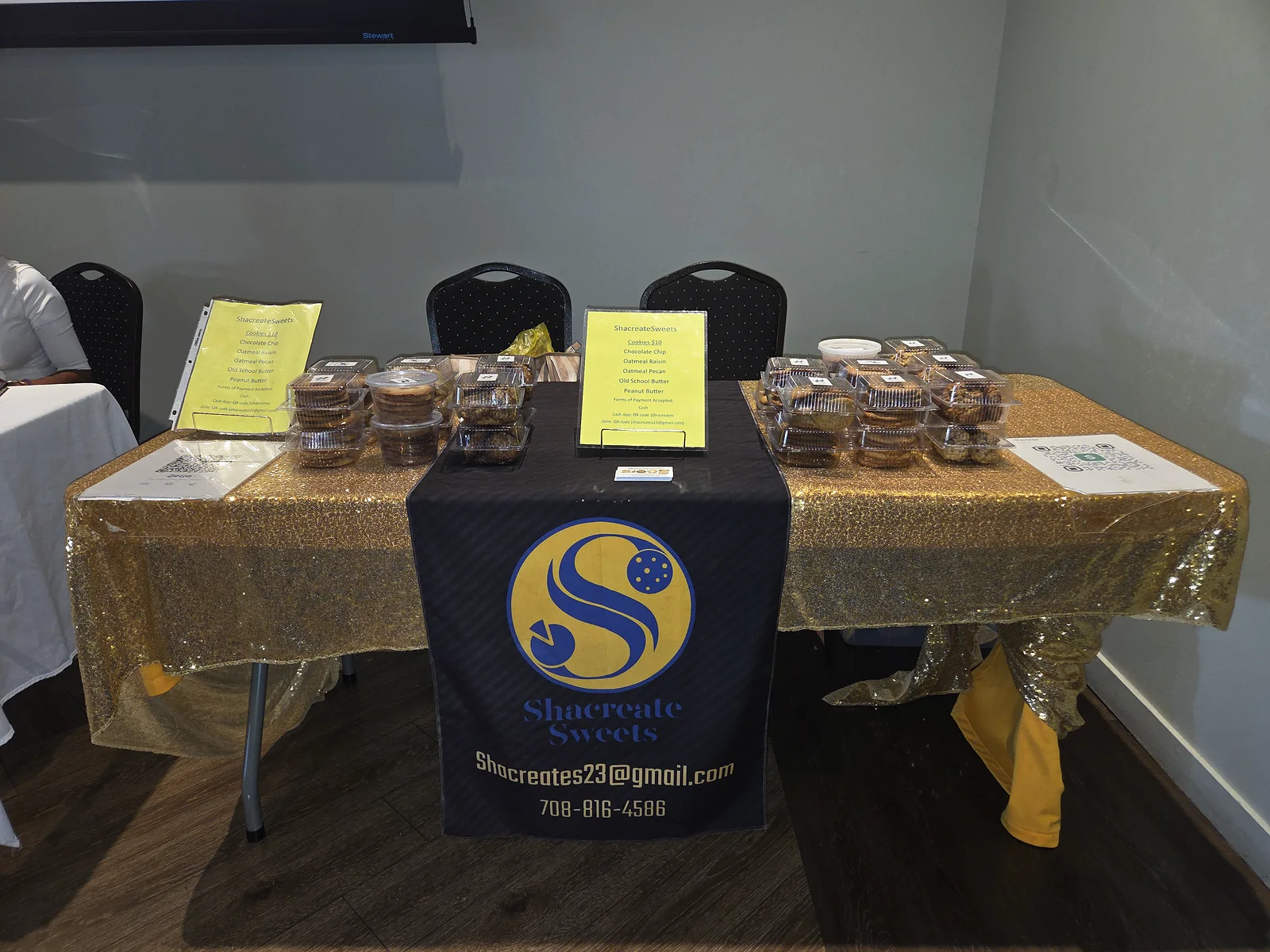 ShacreateSweets vendor table